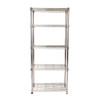 easy-build 5 Shelf Unit 150cm - Silver