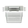 Lock & Lock Nestopia Rectangle Food Containers 500ml - 3 Pack