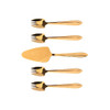 Splayd Rose Gold Cake Server Cutlery Set - 5 Pieces