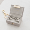 Stackers Nano Keyring Jewellery Box In Christmas Cracker - Taupe
