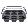 Daily Bake Air Fryer Square Collapsible 9 Muffin Pan - 22cm