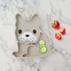 Melii Luxe Divided Silicone Suction Kids Plate - Bulldog