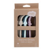 Melii Luxe Silicone Kids Straws - 6 Pack