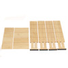 Bamboo Drawer Dividers - 12 Pack