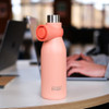 Joseph Joseph Loop Stainless Steel Water Bottle 500ml - Coral