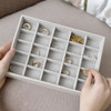 Stackers Classic Jewellery Box Tray 25 Compartment - Oatmeal