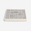 Stackers Classic Jewellery Box Tray 25 Compartment - Oatmeal