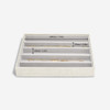 Stackers Classic Jewellery Box Tray 5 Compartment - Oatmeal/Linen