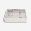 Stackers Classic Jewellery Box Tray 1 Deep Compartment - Oatmeal/Linen