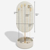 Stackers Tilted Necklace Display Stand - Oatmeal/Linen