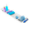 madesmart Expandable Bathtub Shelf - White/Blue