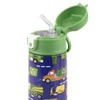 Oasis Kids Insulated Stainless Steel Drink Bottle 550ml - Garbage Trucks