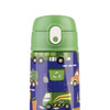 Oasis Kids Insulated Stainless Steel Drink Bottle 550ml - Garbage Trucks