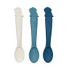 Melii Luxe Silicone Spoons 3 Pack - Dinosaur