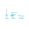 Dreamfarm Lestrain Scoop Strainer - Blue