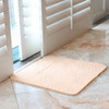 White Magic Non-Slip Shower Mat Square - Latte