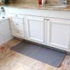 White Magic Non-Slip Shower Mat Large - Platinum