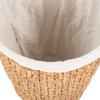 Howards Water Hyacinth Arrow Weave Laundry Hamper - Round
