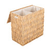 Howards Water Hyacinth Laundry Hamper - 2 Compartment
