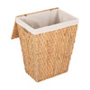 Howards Water Hyacinth Braided Weave Laundry Hamper
