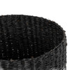 Howards Soft Seagrass Basket Small - Black