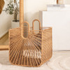 Howards Poly Rattan Open Weave Basket Large - Natural