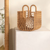 Howards Poly Rattan Open Weave Basket Small - Natural