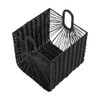 Howards Poly Rattan Open Weave Basket Large - Black
