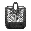 Howards Poly Rattan Open Weave Basket Large - Black