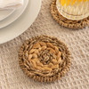 Howards Seagrass & Water Hyacinth Round Coasters - 4 Pack