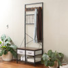 Williamsware Hall Tree with Drawers - Dark Wood