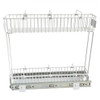 Williamsware 2 Tier Gliding Baskets 10/10cm - White