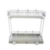 Williamsware 2 Tier Gliding Baskets 15/20cm - White
