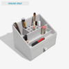 Stackers Classic Tiered Makeup Organiser - Pebble Grey