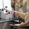 Stackers Classic Tiered Makeup Organiser - Pebble Grey