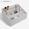 Stackers Supersize Tiered Makeup Organiser - Pebble Grey