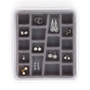 Jewellery Stax 18 Compartment Organiser Tray - Grey