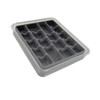 Jewellery Stax 18 Compartment Organiser Tray - Grey