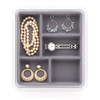 Jewellery Stax 5 Compartment Organiser Tray - Grey