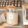 Glass Jar 3L with Bamboo Lid - Round