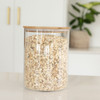Glass Jar 3L with Bamboo Lid - Round