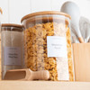 Glass Jar 3L with Bamboo Lid - Round