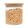 Glass Jar 500ml with Bamboo Lid - Round