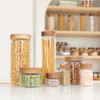 Glass Jar 250ml with Acacia Wood Lid - Round