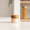 Glass Jar 100ml with Acacia Wood Lid - Round