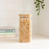 Glass Jar 1.75L with Bamboo Lid - Square