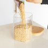 Glass Jar 1.25L with Bamboo Lid - Square