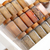 Glass Spice Jar 125ml with Acacia Wood Shaker Lid - Square