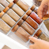 Acrylic Herb & Spice Jar Drawer Organiser - 4 Pack