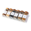 Acrylic Herb & Spice Jar Drawer Organiser - 4 Pack